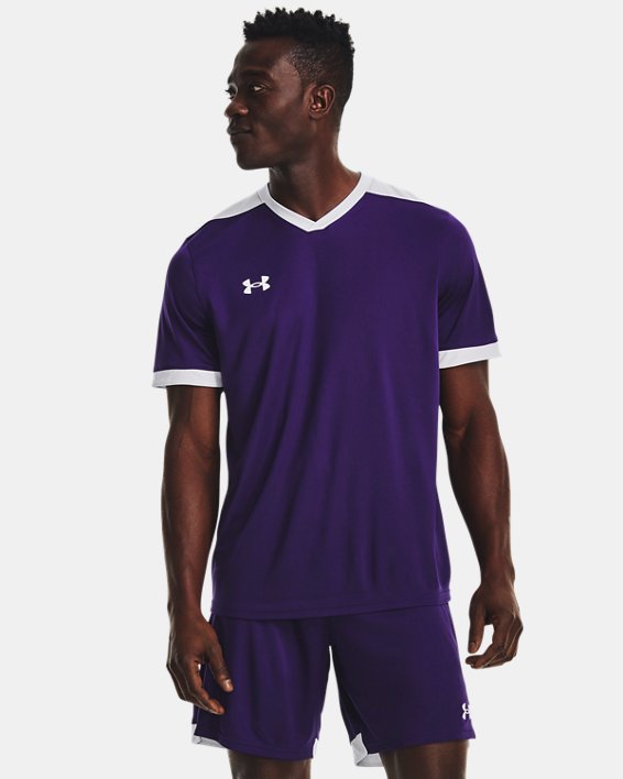 Men's UA Maquina 3.0 Jersey in Purple image number 0